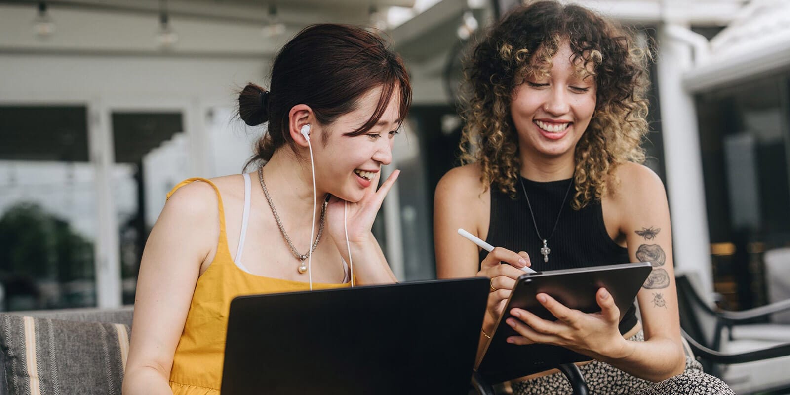 Woman texting on her phone