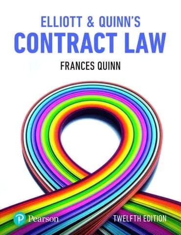 Elliott & Quinn's Contract Law, 12th edition