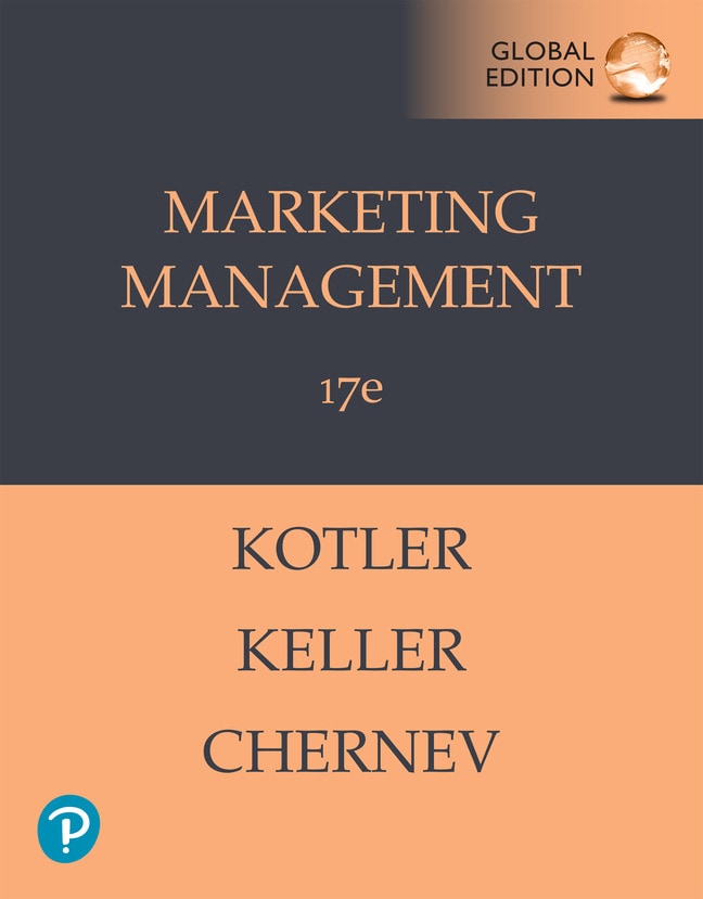 Book cover of Marketing Management, Global Edition, 17th edition