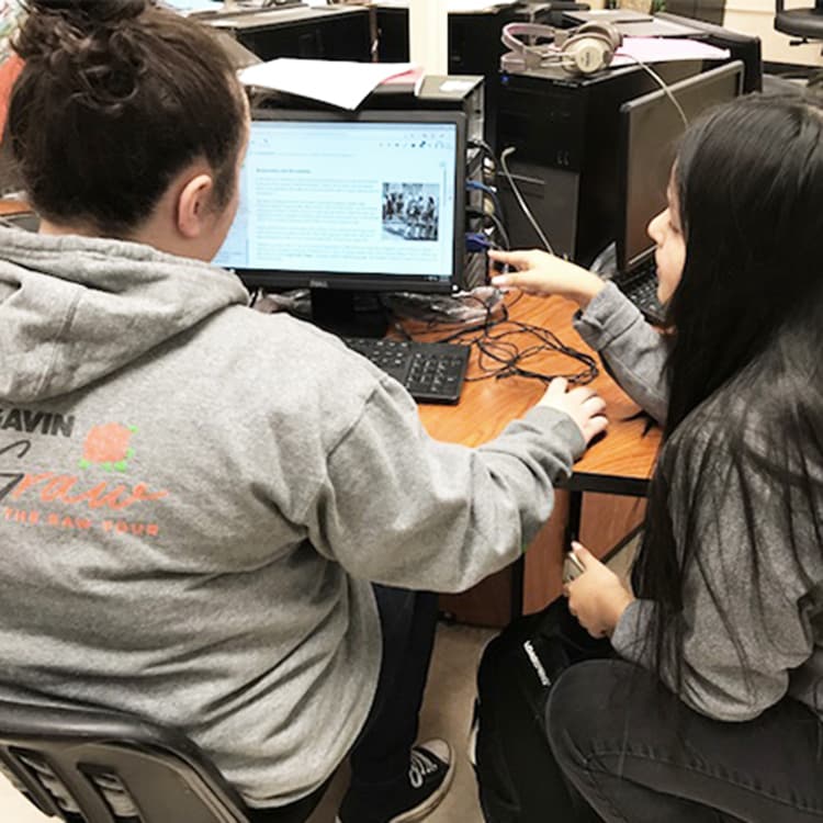 Illustration of city office buildings